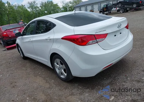2011 Hyundai Elantra Gls из США, поврежденный, VIN 5NPDH4AE4BH006711